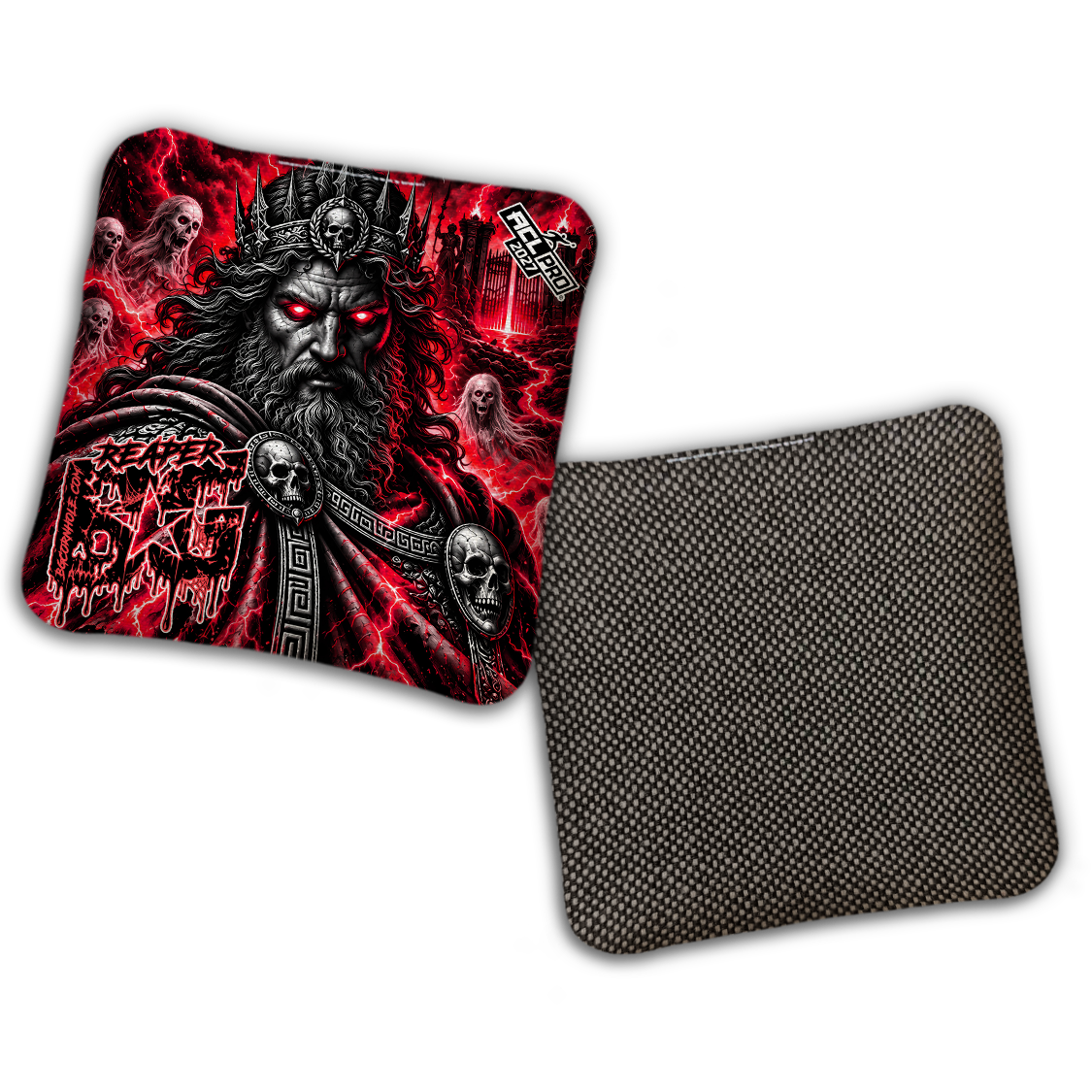 2027 ACL - BG Multiple Bag Models "Hades" - Pro Stamped Cornhole Bags - SET OF 4 BAGS
