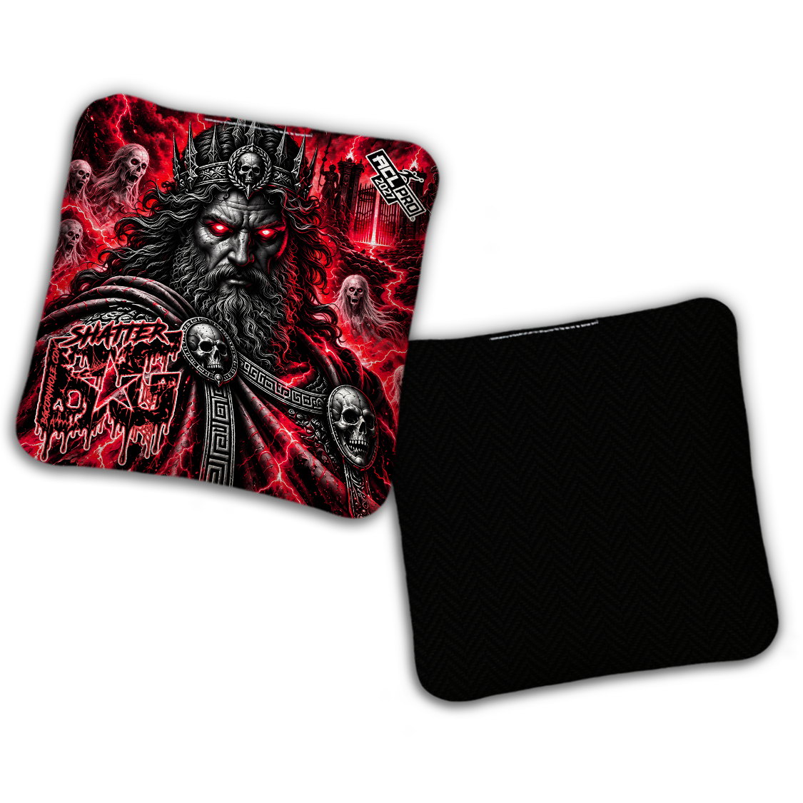 2027 ACL - BG Multiple Bag Models "Hades" - Pro Stamped Cornhole Bags - SET OF 4 BAGS