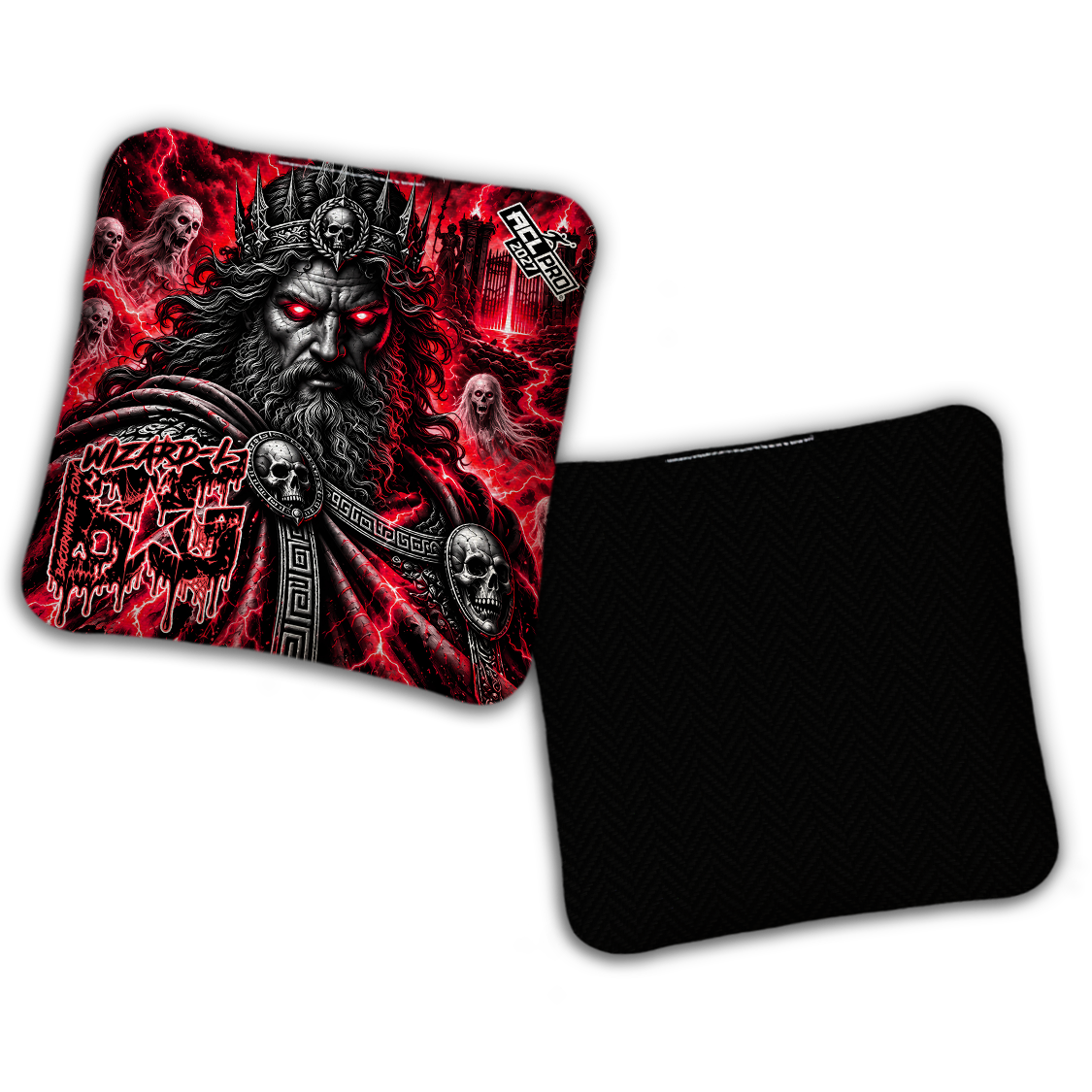2027 ACL - BG Multiple Bag Models "Hades" - Pro Stamped Cornhole Bags - SET OF 4 BAGS