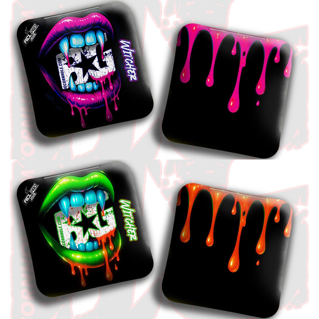 2026 BG Multiple Bag Models "Lethal Lips" - ACL Pro Stamped Cornhole Bags - SET OF 4 BAGS