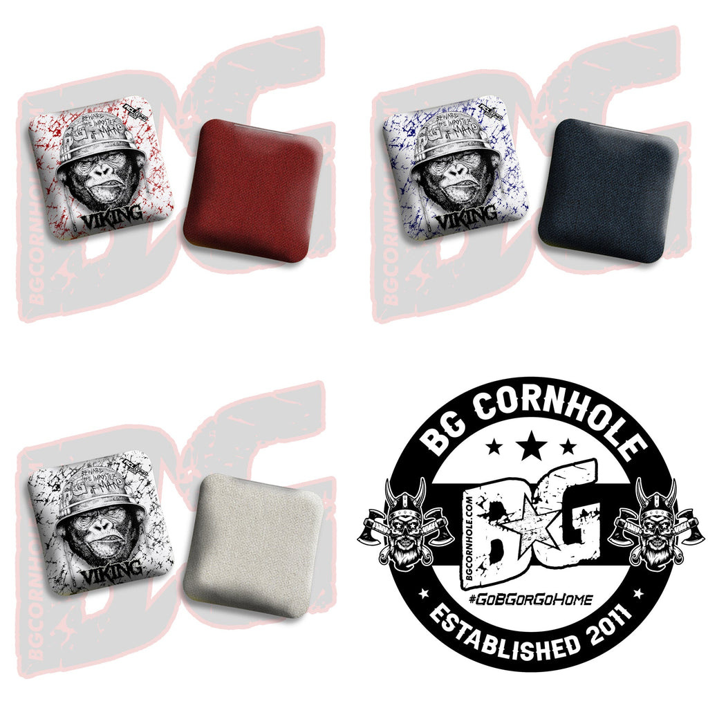 2026 BG Comp Viking - "Guerilla" - ACL Comp Stamped Cornhole Bags - SET OF 4 BAGS