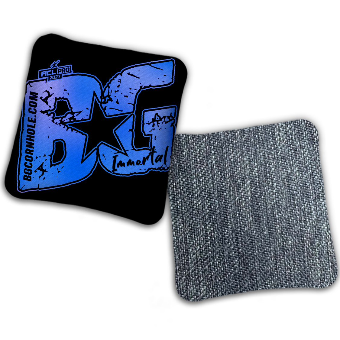 2027 ACL - BG Multiple Bag Models "BLACKOUT" - Pro Stamped Cornhole Bags - SET OF 4 BAGS