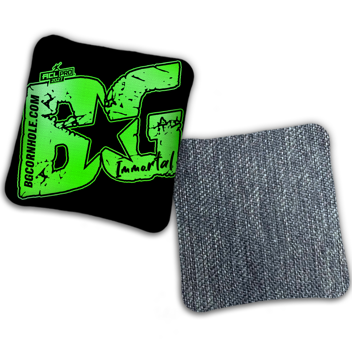 2027 ACL - BG Multiple Bag Models "BLACKOUT" - Pro Stamped Cornhole Bags - SET OF 4 BAGS