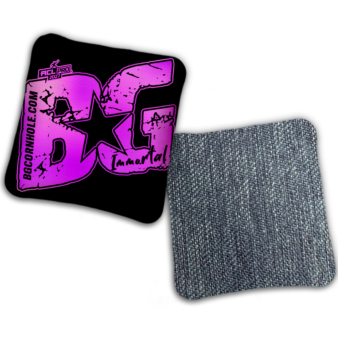 2027 ACL - BG Multiple Bag Models "BLACKOUT" - Pro Stamped Cornhole Bags - SET OF 4 BAGS