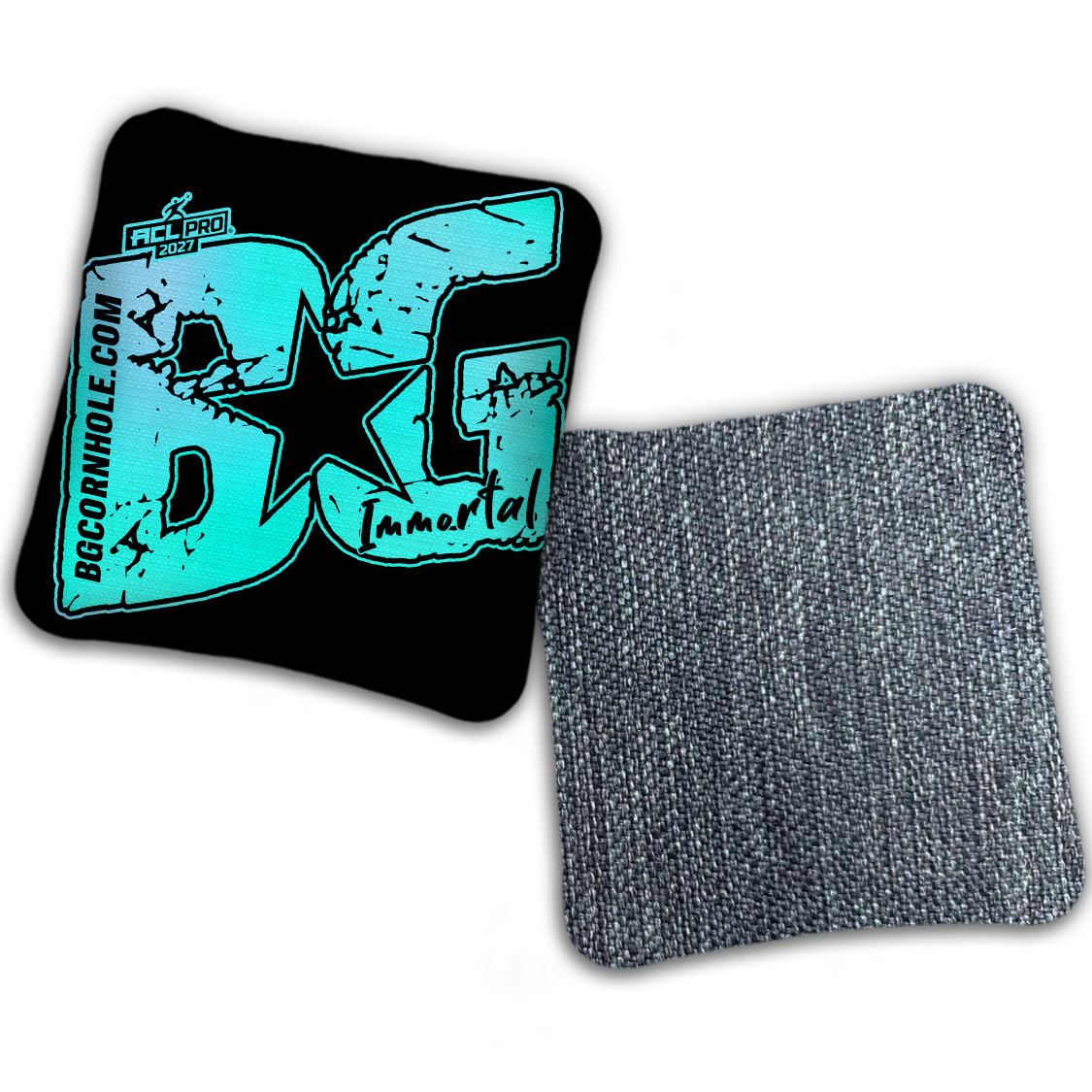 2027 ACL - BG Multiple Bag Models "BLACKOUT" - Pro Stamped Cornhole Bags - SET OF 4 BAGS