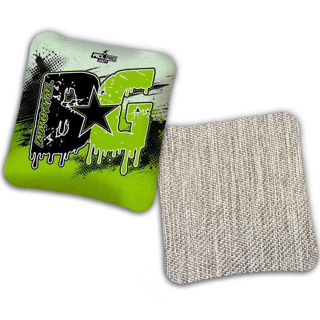 2027 ACL - BG Multiple Bag Models "GRUNGE" - Pro Stamped Cornhole Bags - SET OF 4 BAGS