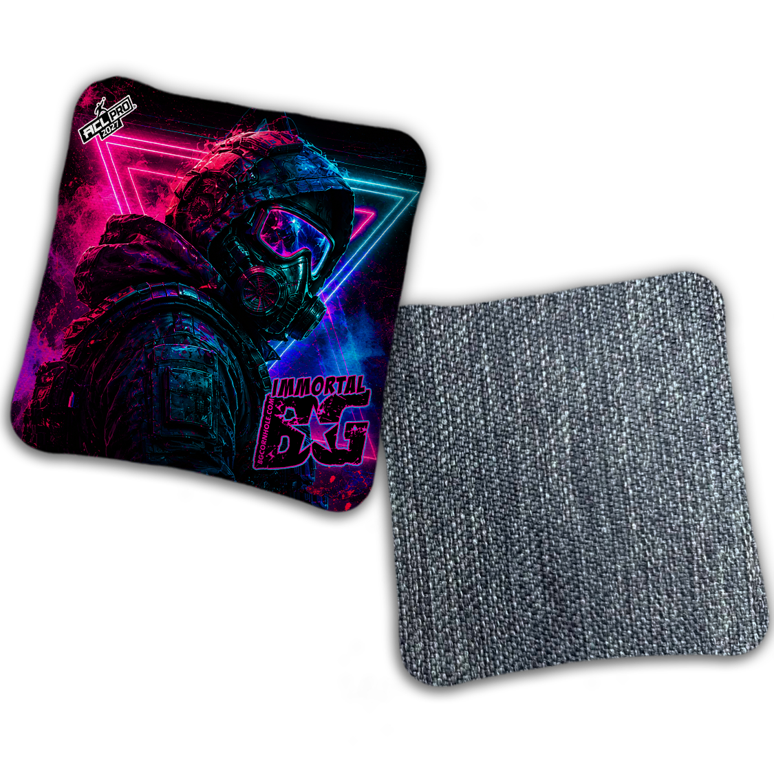 2027 ACL - BG Multiple Bag Models "NIGHT PROTOCOL" - Pro Stamped Cornhole Bags - SET OF 4 BAGS