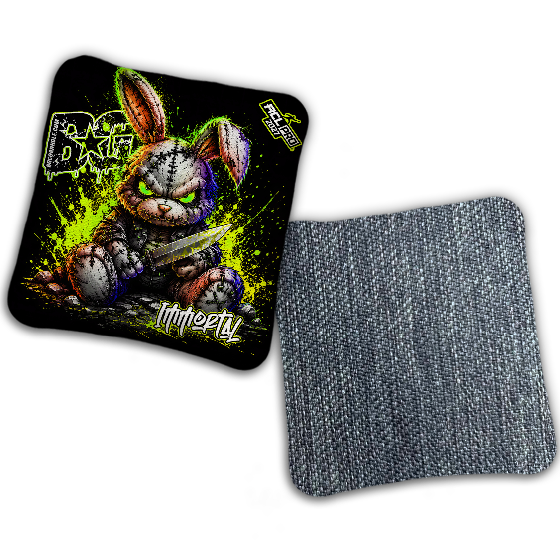 2027 ACL - BG Multiple Bag Models "BAD BUNNY" - Pro Stamped Cornhole Bags - SET OF 4 BAGS