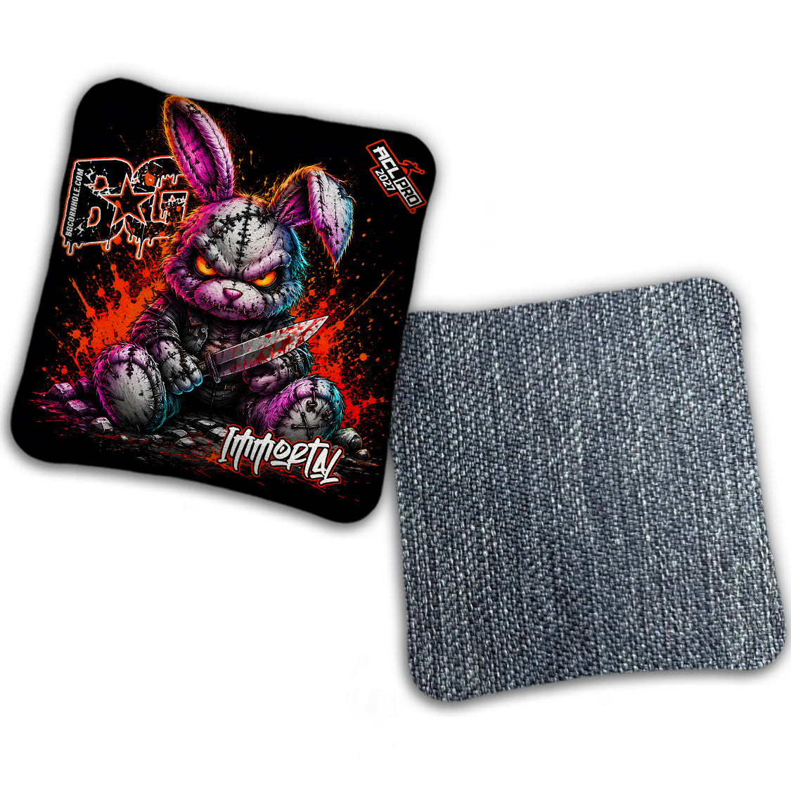 2027 ACL - BG Multiple Bag Models "BAD BUNNY" - Pro Stamped Cornhole Bags - SET OF 4 BAGS