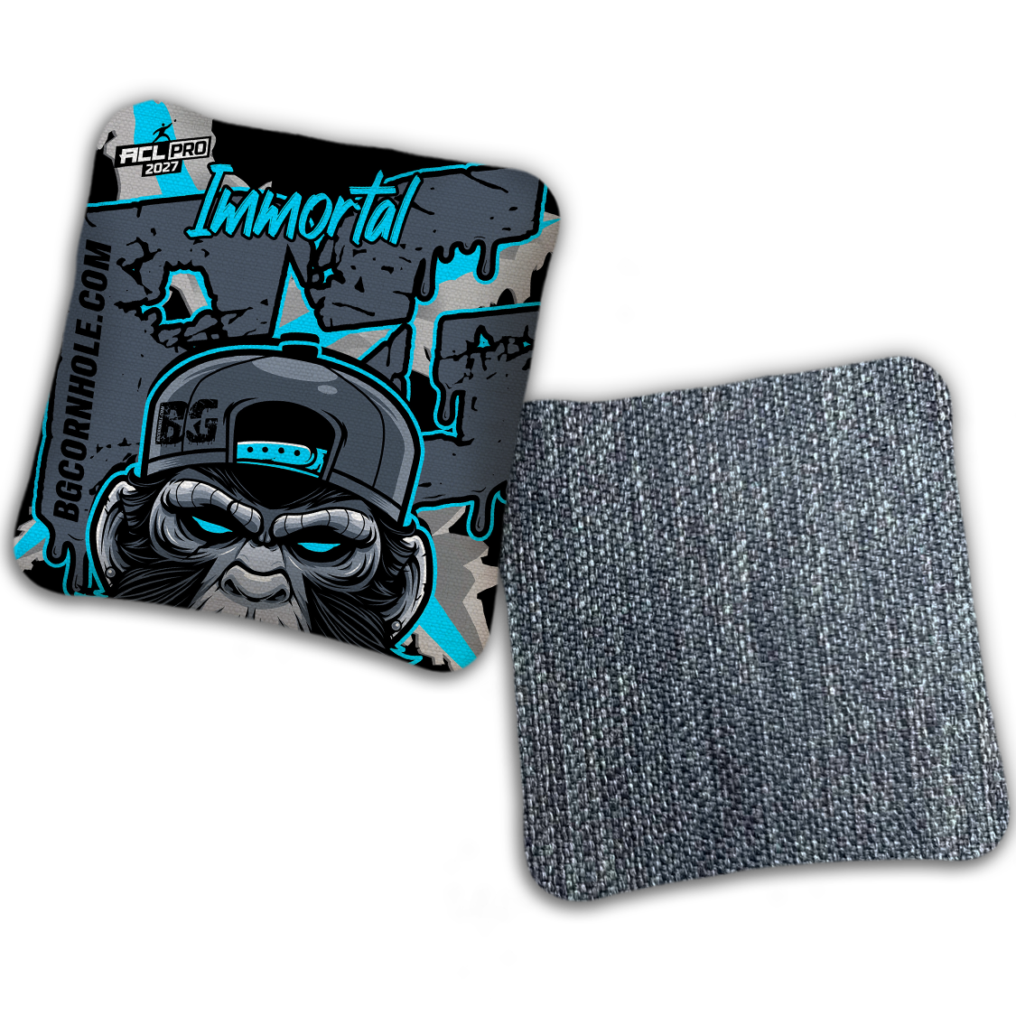2027 ACL - BG Multiple Bag Models "MONKEY BUSINESS" - Pro Stamped Cornhole Bags - SET OF 4 BAGS