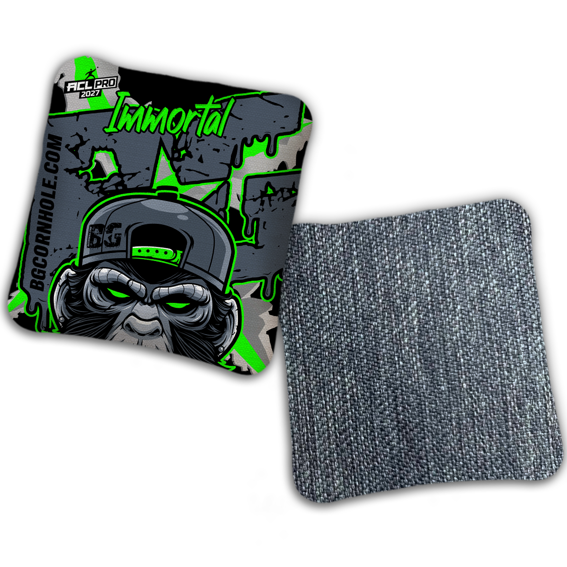 2027 ACL - BG Multiple Bag Models "MONKEY BUSINESS" - Pro Stamped Cornhole Bags - SET OF 4 BAGS