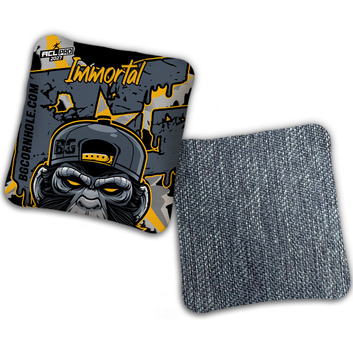 2027 ACL - BG Multiple Bag Models "MONKEY BUSINESS" - Pro Stamped Cornhole Bags - SET OF 4 BAGS
