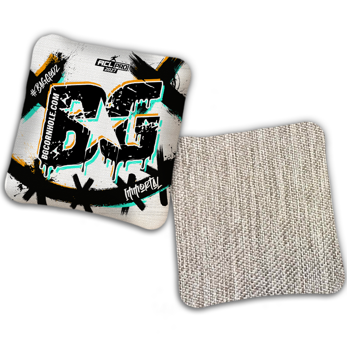 2027 ACL - BG Multiple Bag Models "WHY SO SERIOUS" - Pro Stamped Cornhole Bags - SET OF 4 BAGS