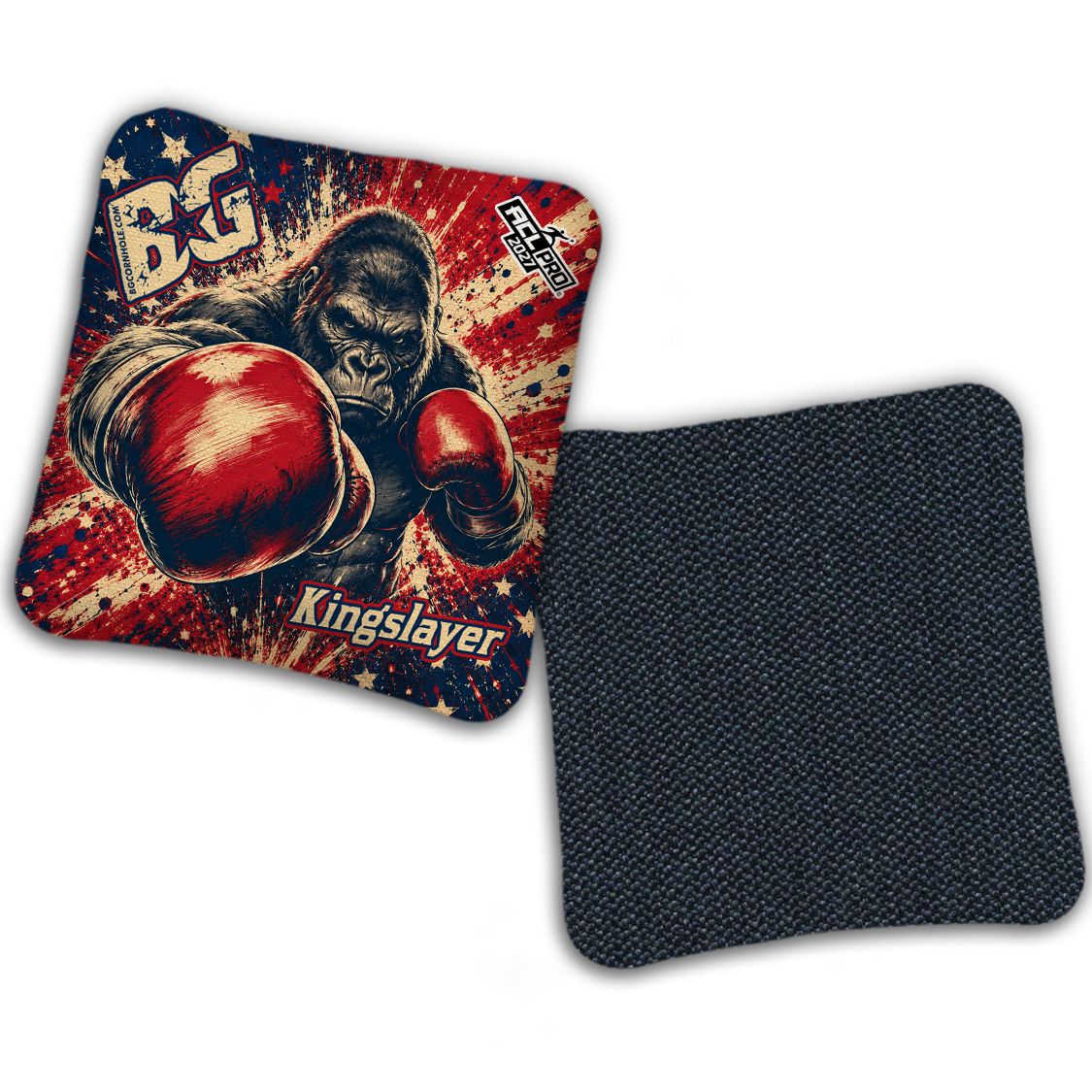 2027 ACL - BG Multiple Bag Models "AMERICAN FIGHTER" - Pro Stamped Cornhole Bags - SET OF 4 BAGS
