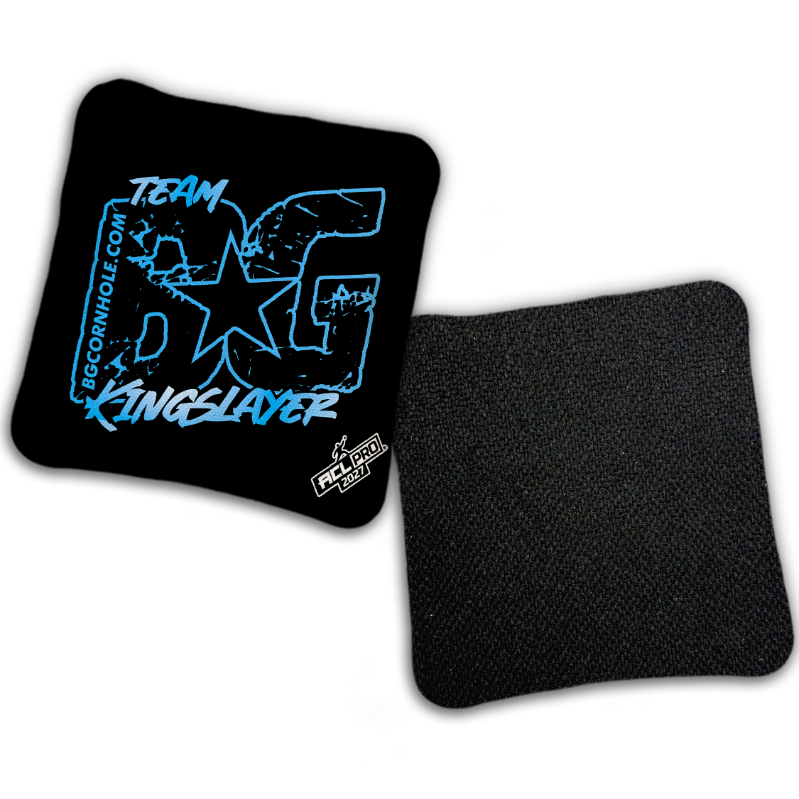 2027 ACL - BG Multiple Bag Models "OUTLINED TEAM BG" - Pro Stamped Cornhole Bags - SET OF 4 BAGS