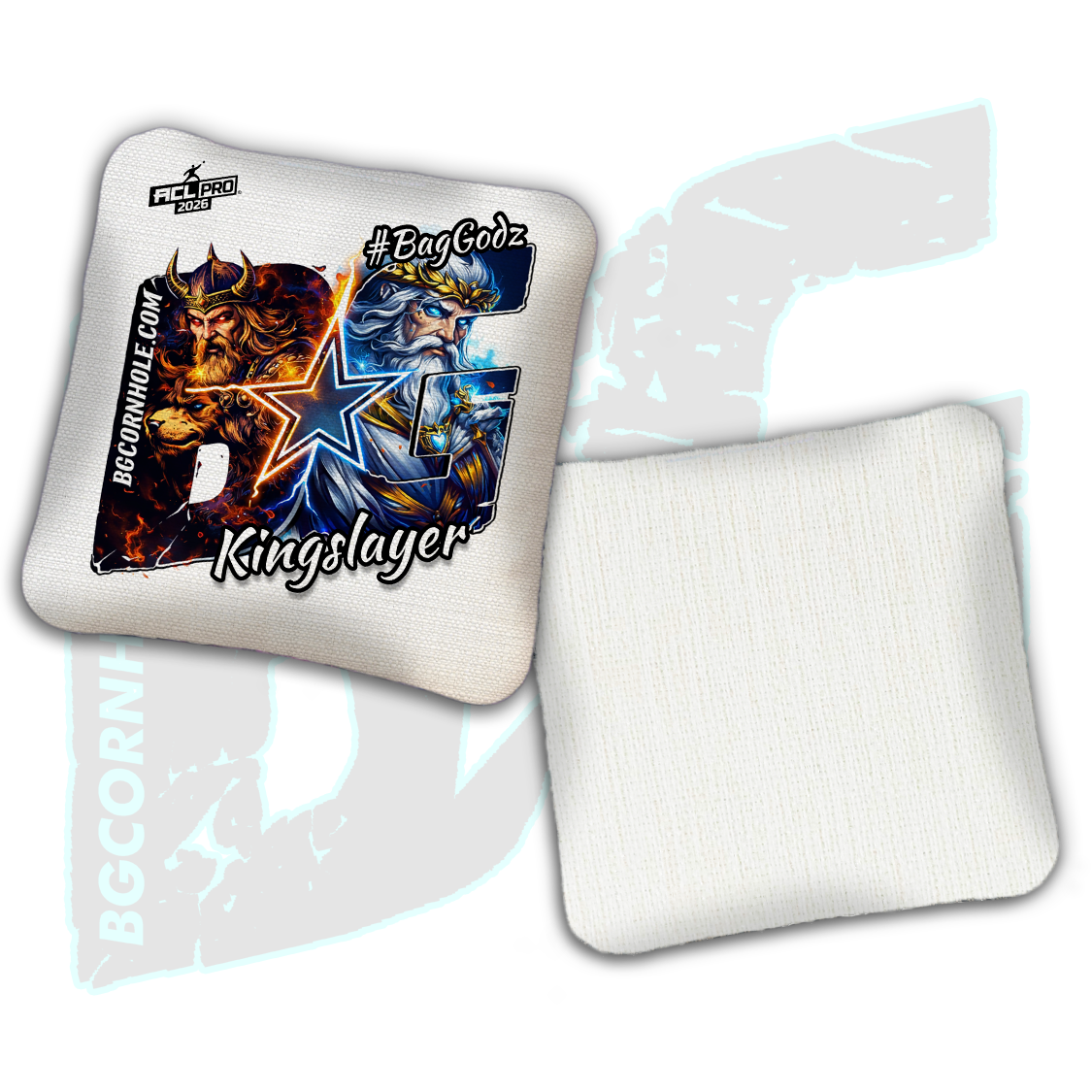 2026 BG Multiple Bag Models "Crossfire" - ACL Pro Stamped Cornhole Bags - SET OF 4 BAGS