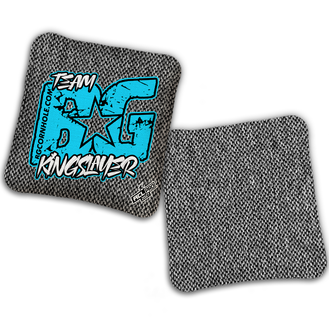 2027 ACL - BG KINGSLAYER “ESPN THROWBACK COLORMATCH" - Pro Stamped Cornhole Bags - SET OF 4 BAGS