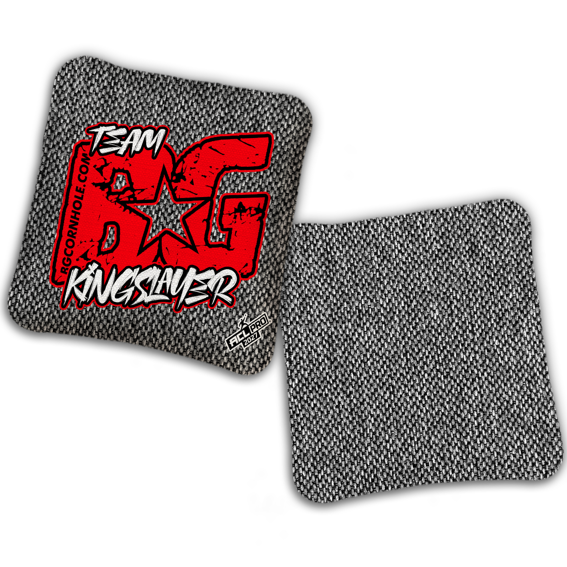 2027 ACL - BG KINGSLAYER “ESPN THROWBACK COLORMATCH" - Pro Stamped Cornhole Bags - SET OF 4 BAGS