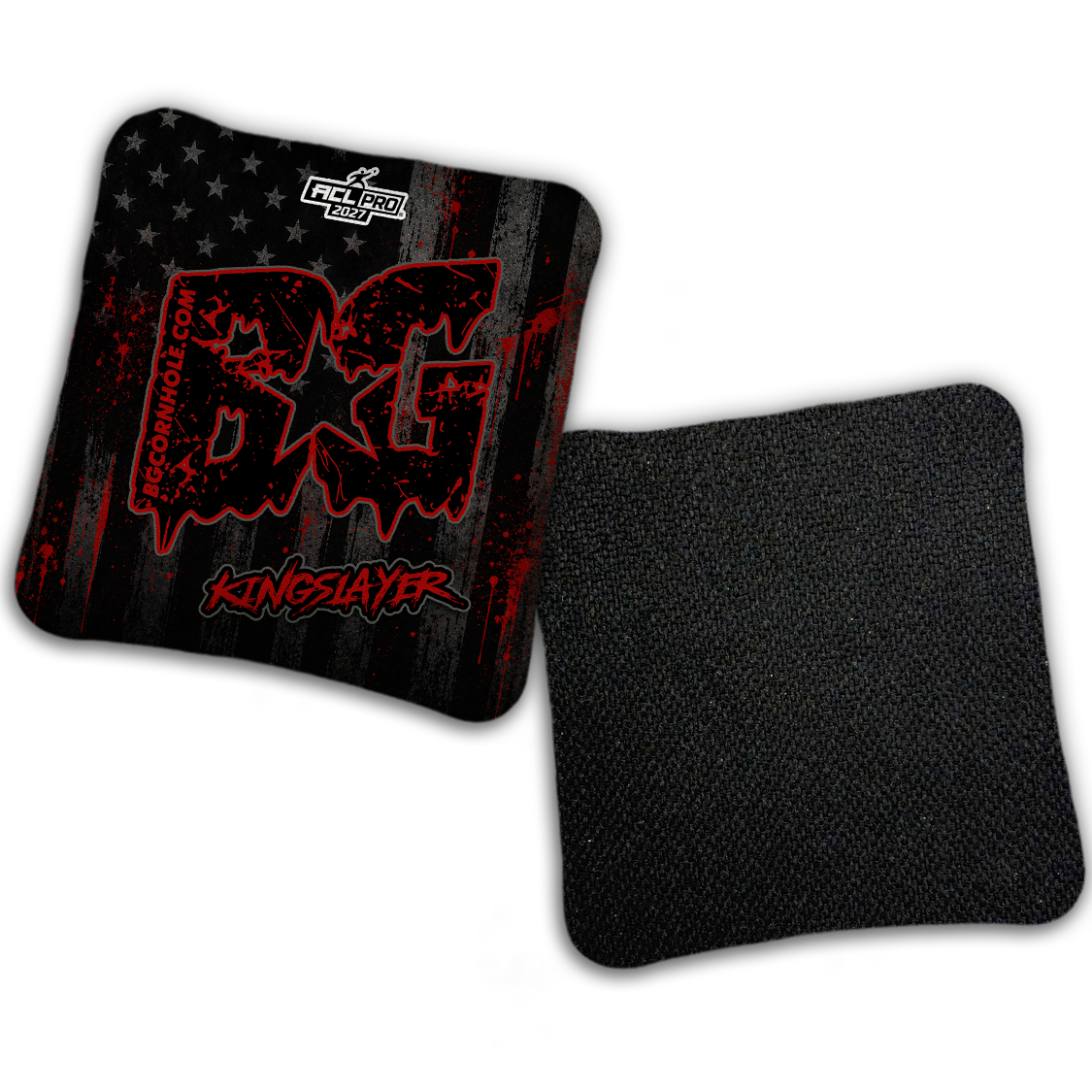 2027 ACL - BG Multiple Bag Models "AMERICAN GRIT" - Pro Stamped Cornhole Bags - SET OF 4 BAGS