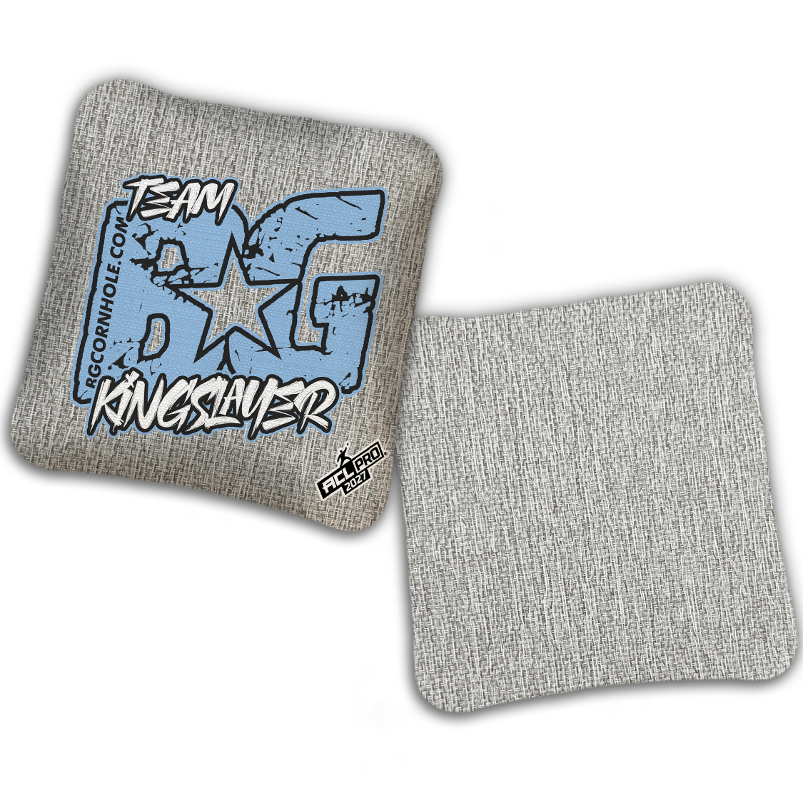 2027 ACL - BG KINGSLAYER “ESPN THROWBACK COLORMATCH" - Pro Stamped Cornhole Bags - SET OF 4 BAGS