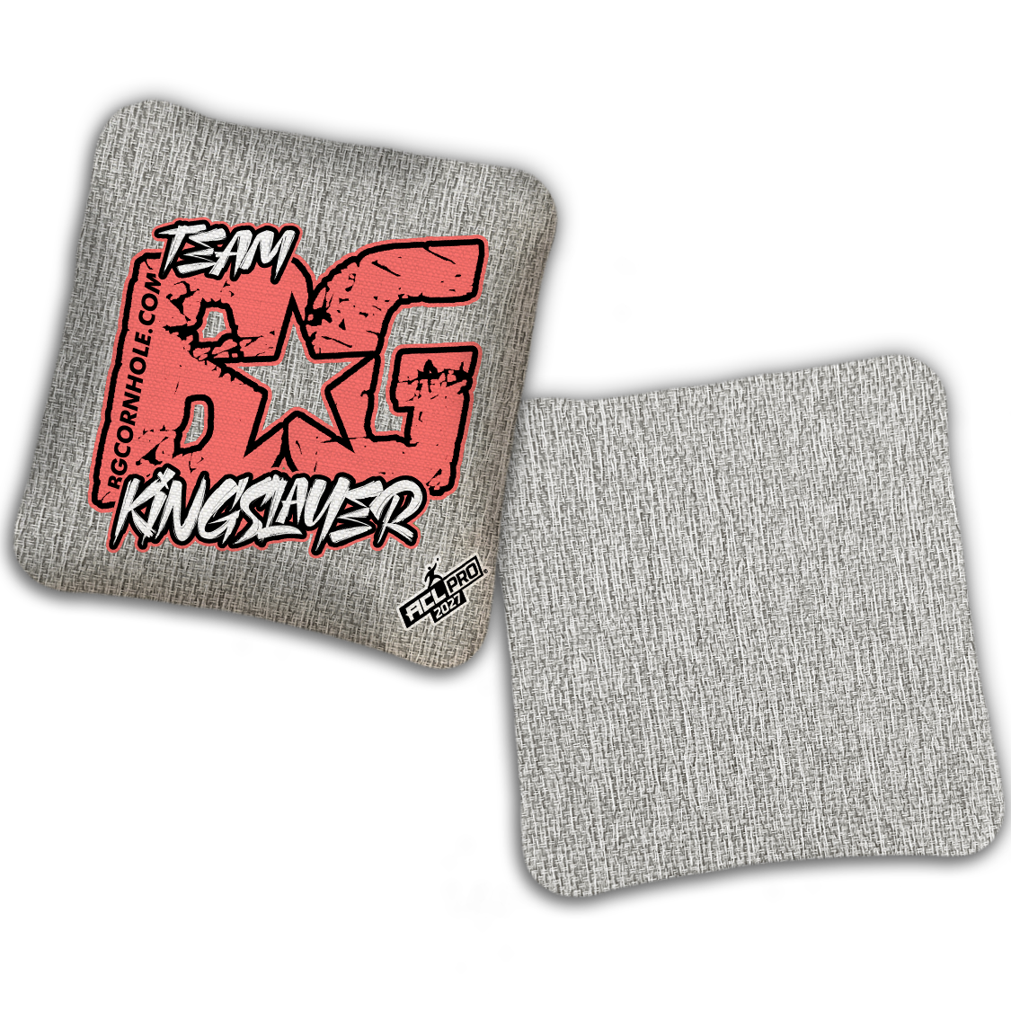 2027 ACL - BG KINGSLAYER “ESPN THROWBACK COLORMATCH" - Pro Stamped Cornhole Bags - SET OF 4 BAGS