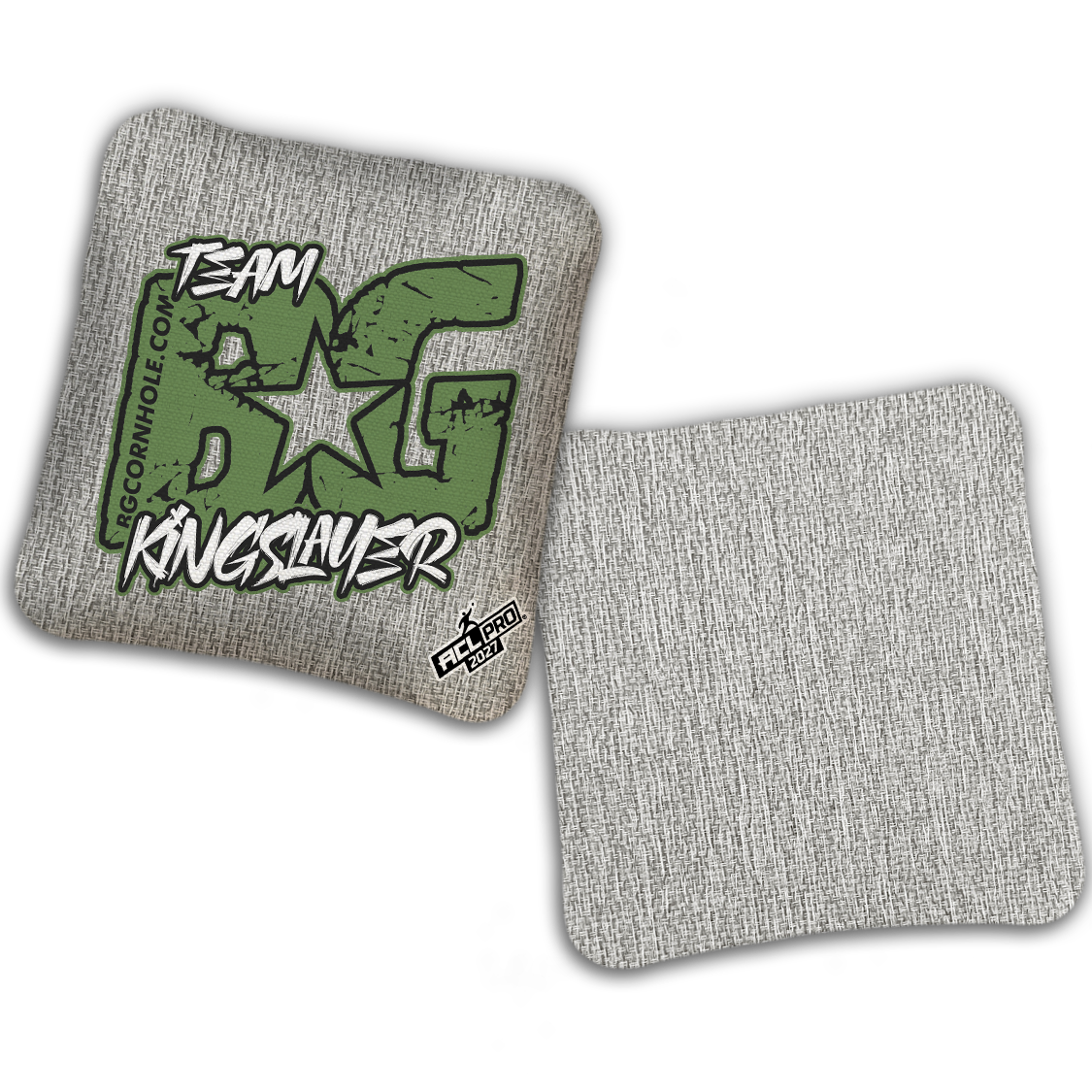 2027 ACL - BG KINGSLAYER “ESPN THROWBACK COLORMATCH" - Pro Stamped Cornhole Bags - SET OF 4 BAGS