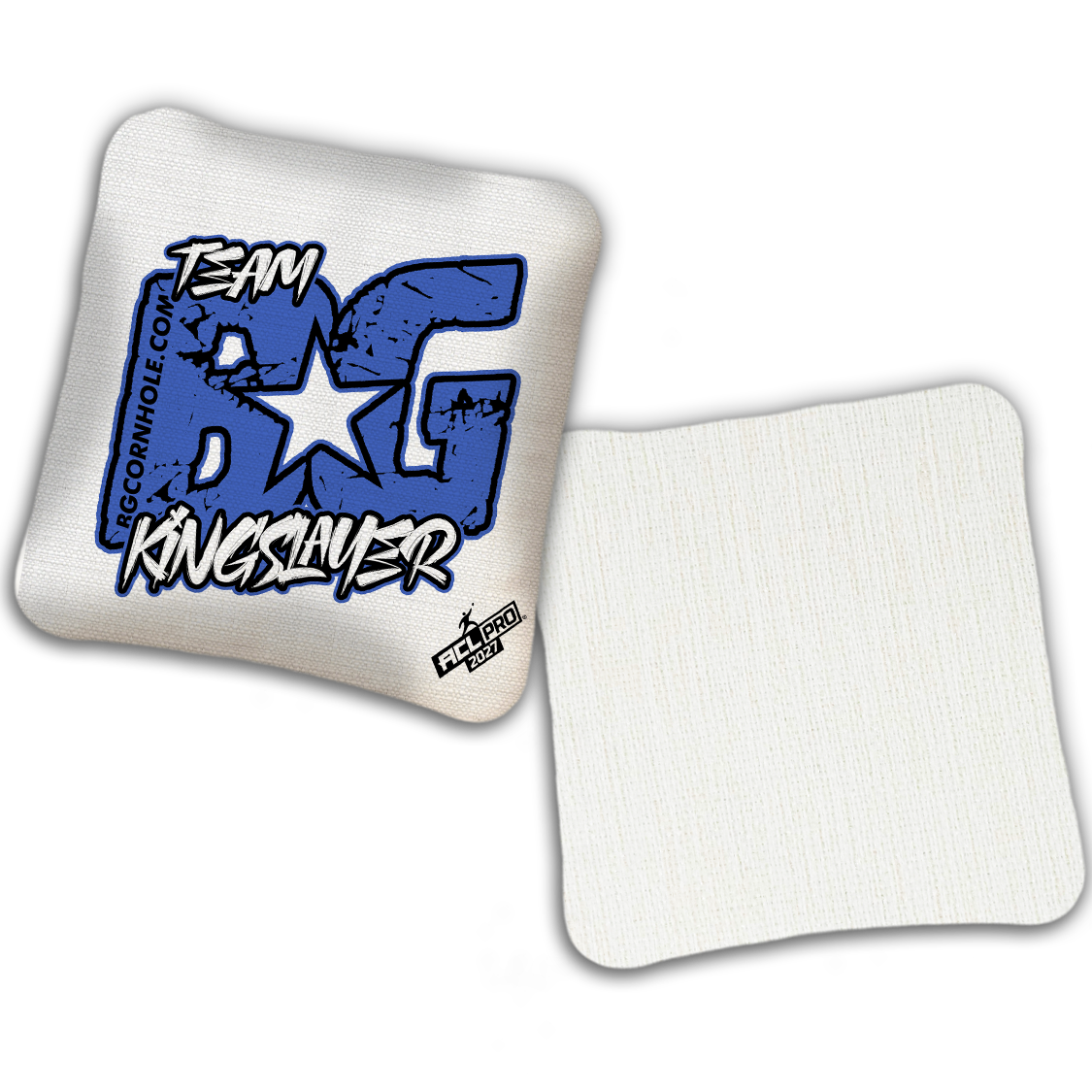 2027 ACL - BG KINGSLAYER “ESPN THROWBACK COLORMATCH" - Pro Stamped Cornhole Bags - SET OF 4 BAGS