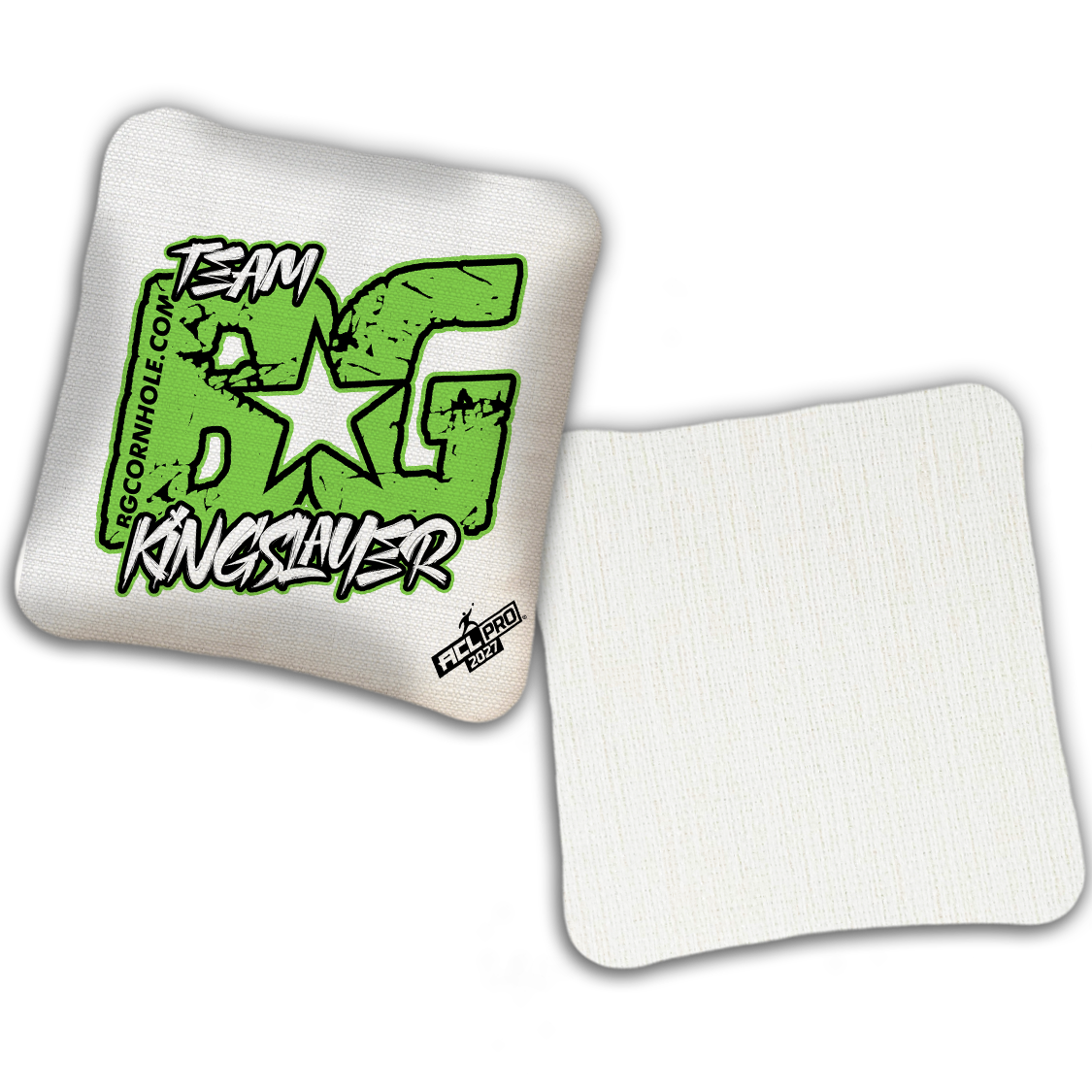 2027 ACL - BG KINGSLAYER “ESPN THROWBACK COLORMATCH" - Pro Stamped Cornhole Bags - SET OF 4 BAGS