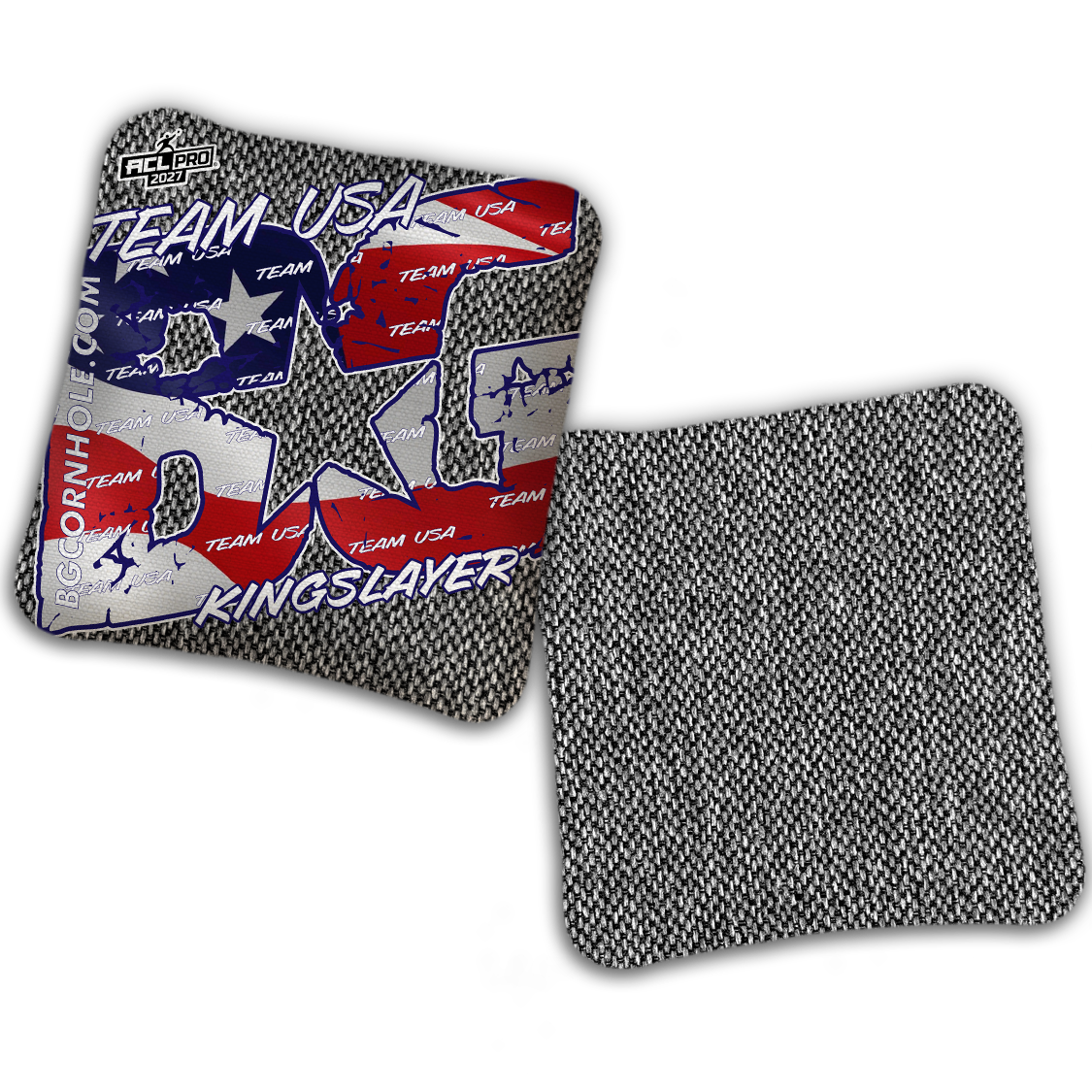 2027 ACL - BG Multiple Bag Models "TEAM USA" - Pro Stamped Cornhole Bags - SET OF 4 BAGS