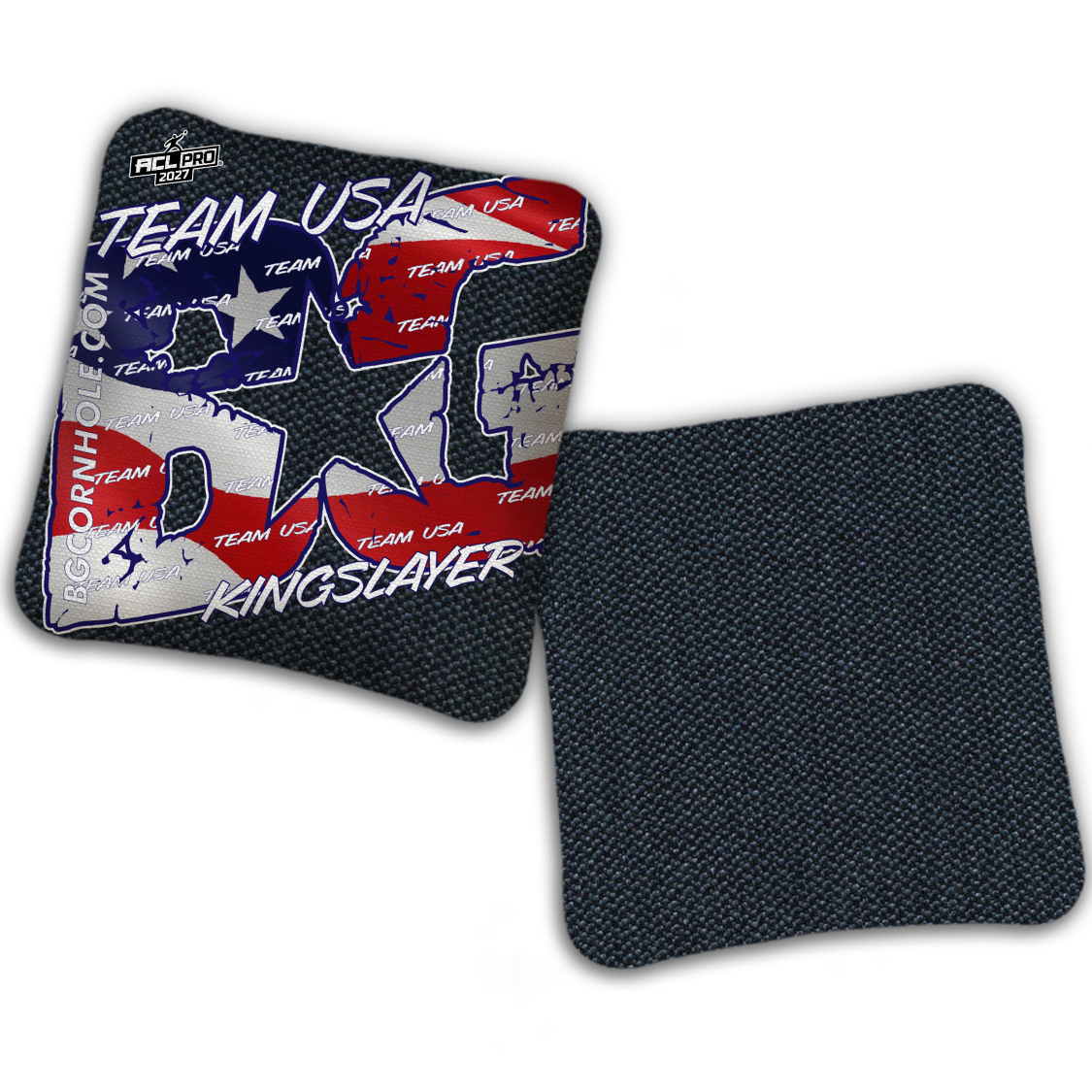 2027 ACL - BG Multiple Bag Models "TEAM USA" - Pro Stamped Cornhole Bags - SET OF 4 BAGS
