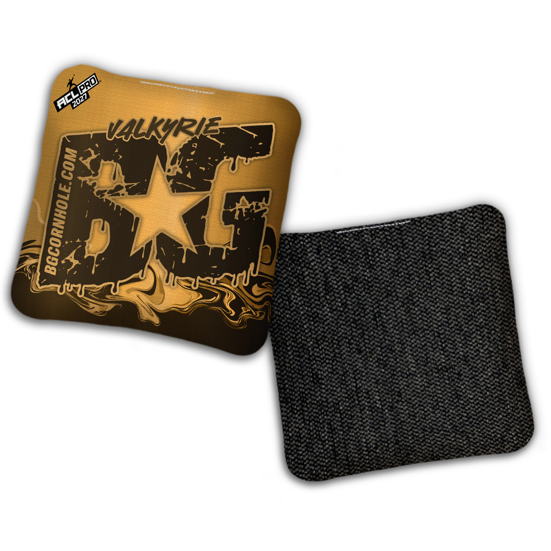 2027 ACL - BG Multiple Bag Models "LIQUID GOLD" - Pro Stamped Cornhole Bags - SET OF 4 BAGS