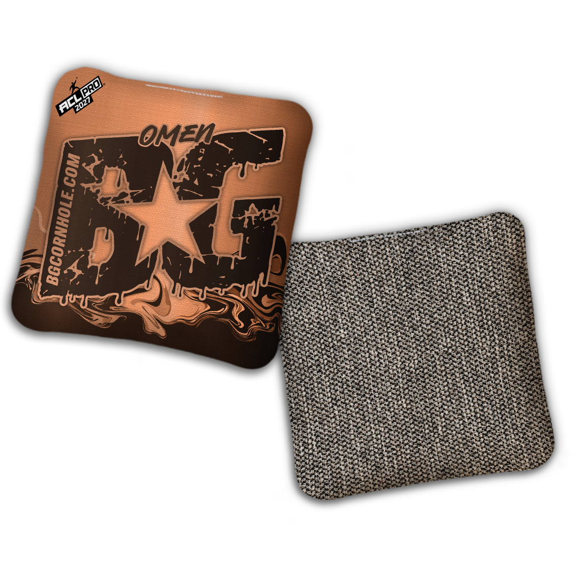 2027 ACL - BG Multiple Bag Models "LIQUID GOLD" - Pro Stamped Cornhole Bags - SET OF 4 BAGS