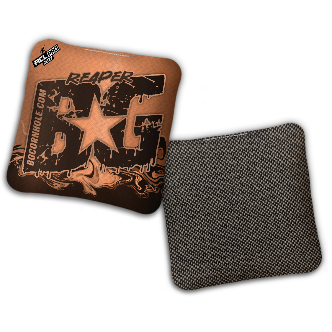 2027 ACL - BG Multiple Bag Models "LIQUID GOLD" - Pro Stamped Cornhole Bags - SET OF 4 BAGS