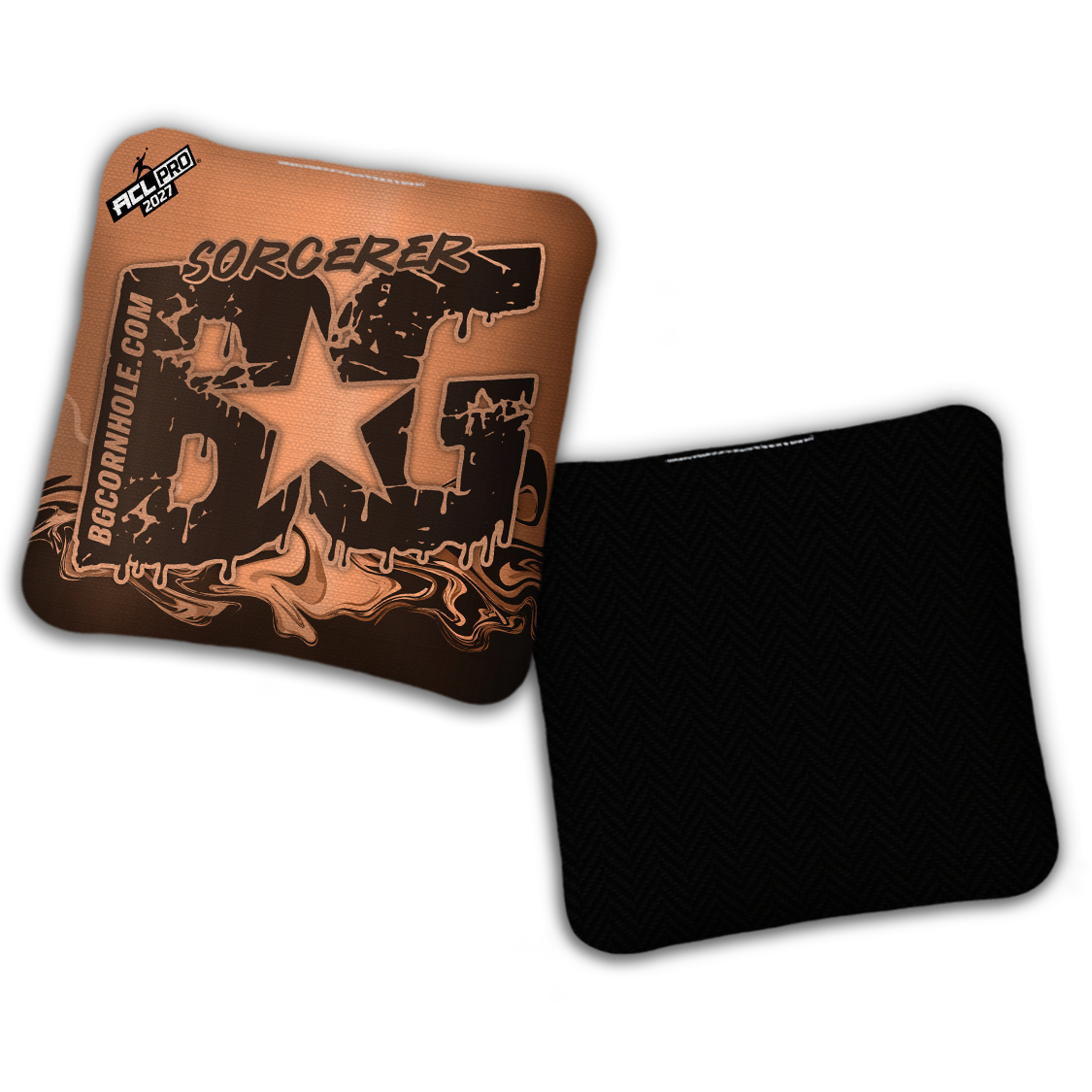 2027 ACL - BG Multiple Bag Models "LIQUID GOLD" - Pro Stamped Cornhole Bags - SET OF 4 BAGS
