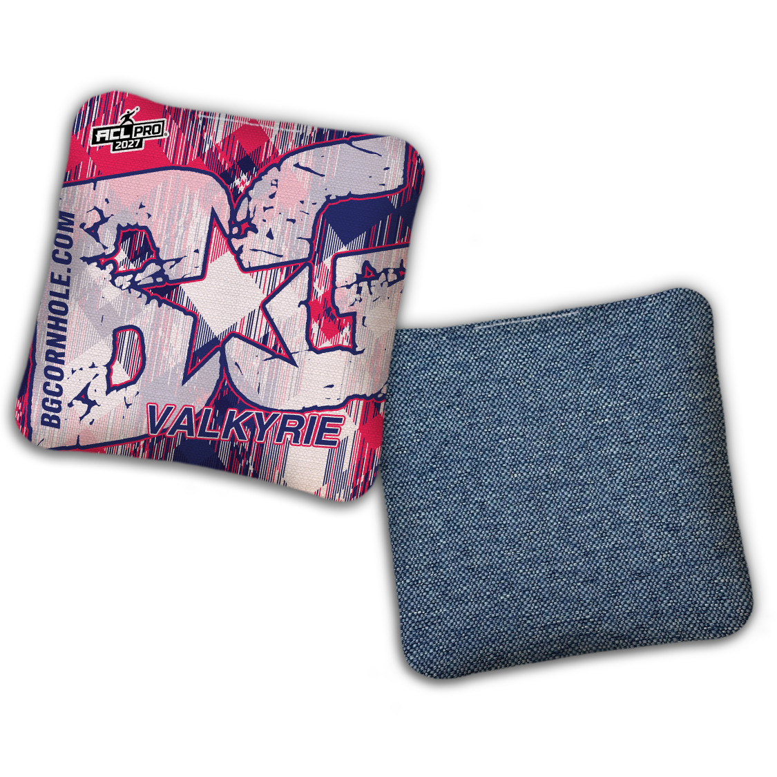2027 ACL - BG Multiple Bag Models "LUMBERJACK GLITCH" - Pro Stamped Cornhole Bags - SET OF 4 BAGS