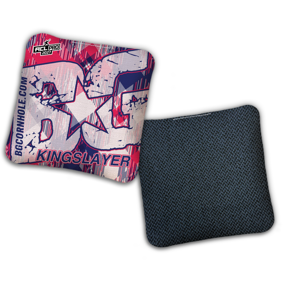 2027 ACL - BG Multiple Bag Models "LUMBERJACK GLITCH" - Pro Stamped Cornhole Bags - SET OF 4 BAGS