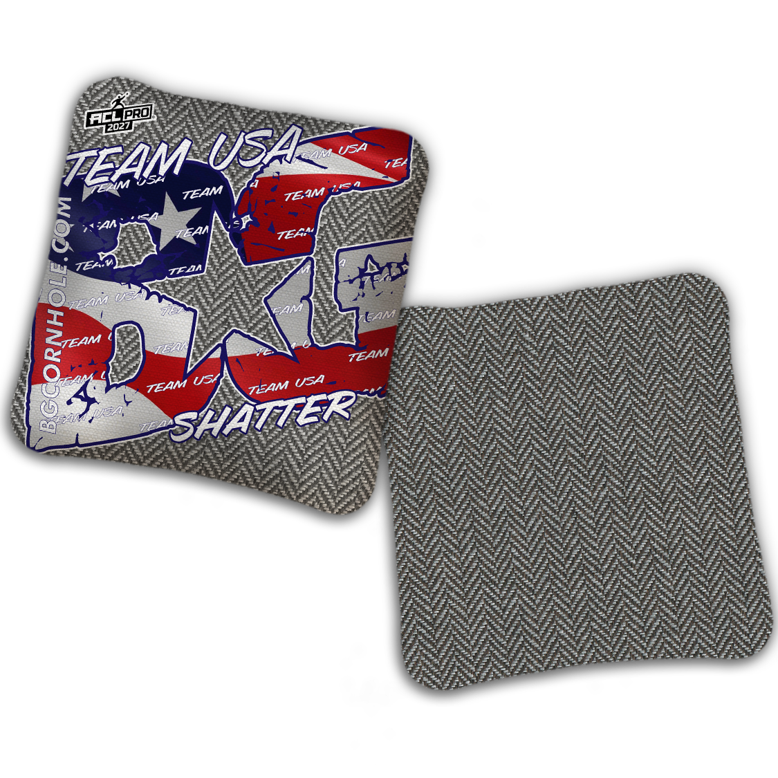 2027 ACL - BG Multiple Bag Models "TEAM USA" - Pro Stamped Cornhole Bags - SET OF 4 BAGS