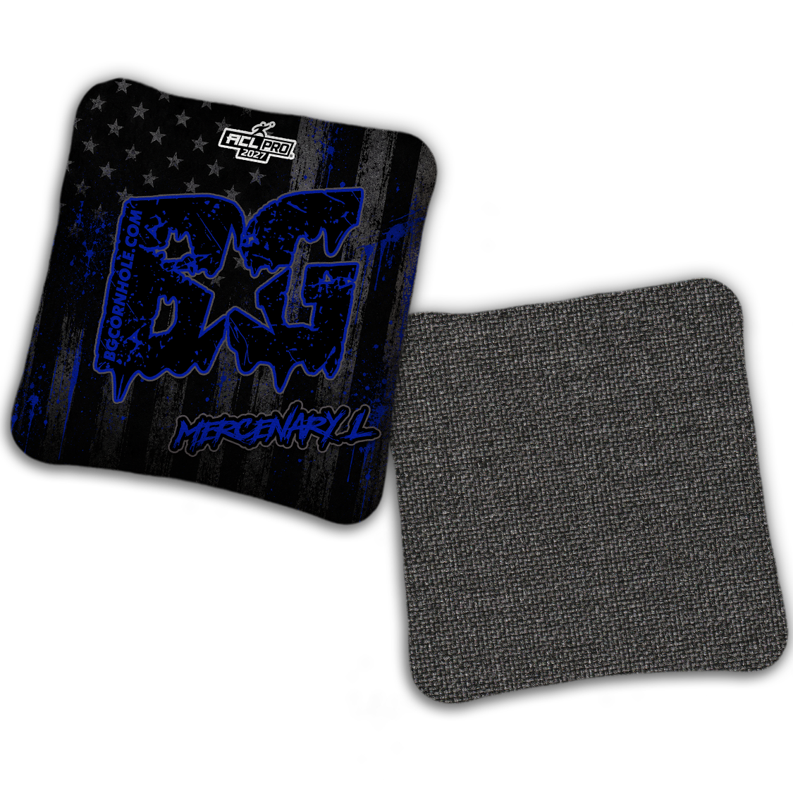 2027 ACL - BG Multiple Bag Models "AMERICAN GRIT" - Pro Stamped Cornhole Bags - SET OF 4 BAGS