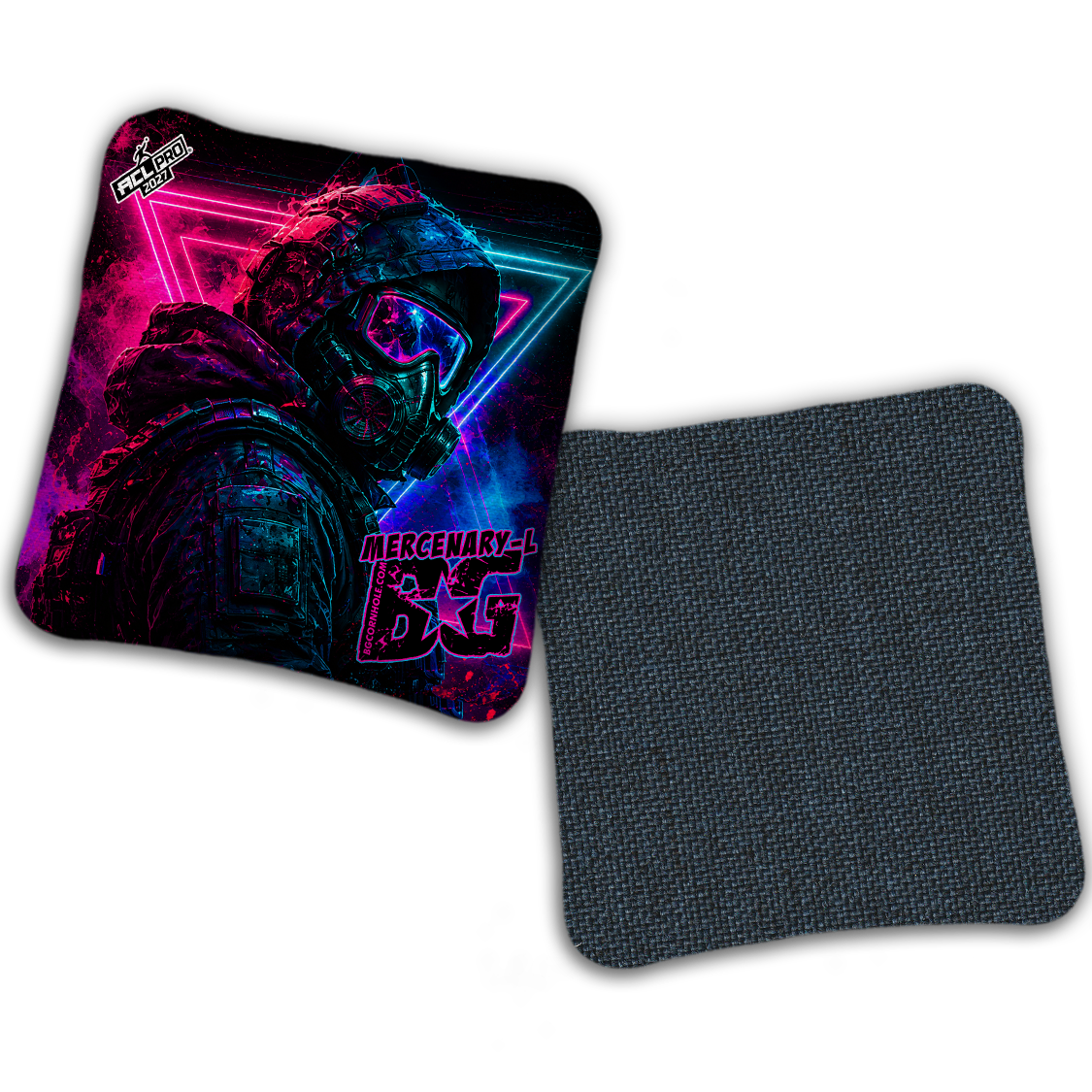 2027 ACL - BG Multiple Bag Models "NIGHT PROTOCOL" - Pro Stamped Cornhole Bags - SET OF 4 BAGS