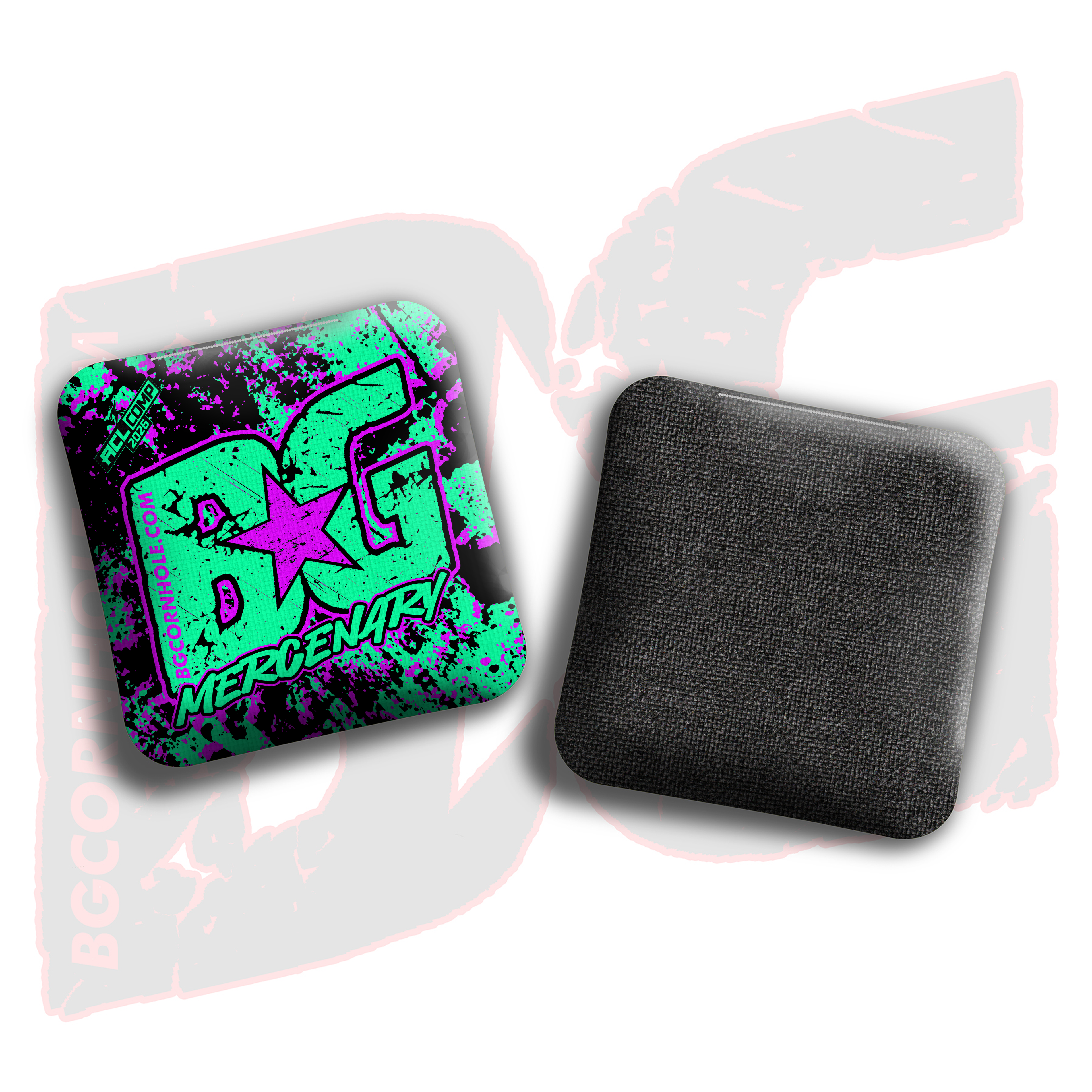 2026 BG Multiple Bag Models - "Grungy" - ACL Comp Stamped Cornhole Bags - SET OF 4 BAGS