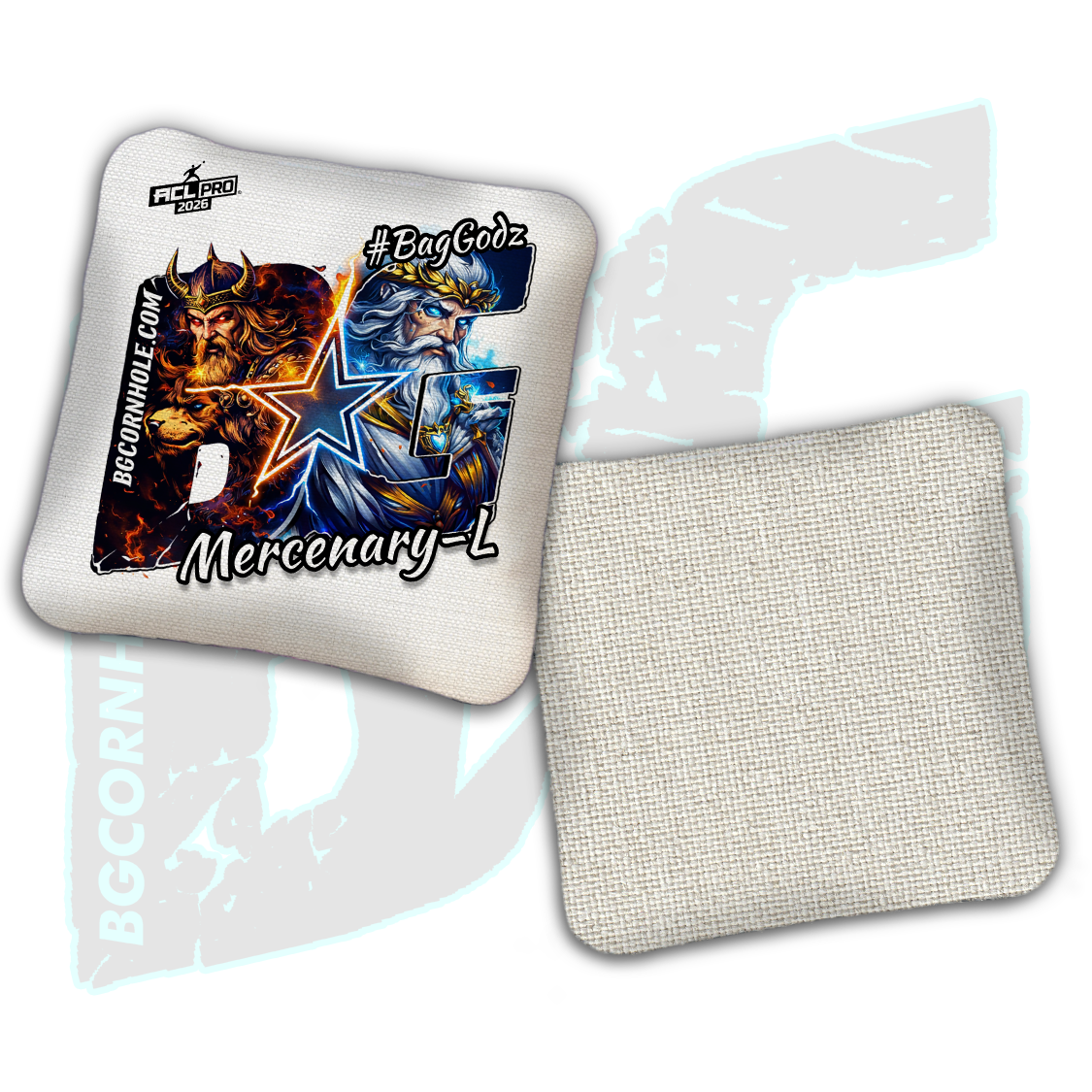 2026 BG Multiple Bag Models "Crossfire" - ACL Pro Stamped Cornhole Bags - SET OF 4 BAGS