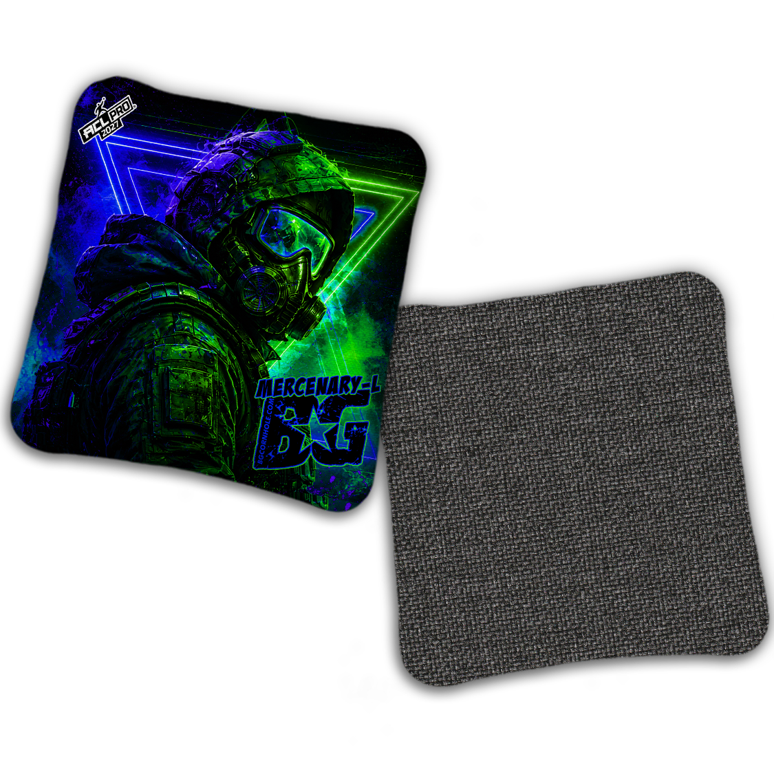 2027 ACL - BG Multiple Bag Models "NIGHT PROTOCOL" - Pro Stamped Cornhole Bags - SET OF 4 BAGS
