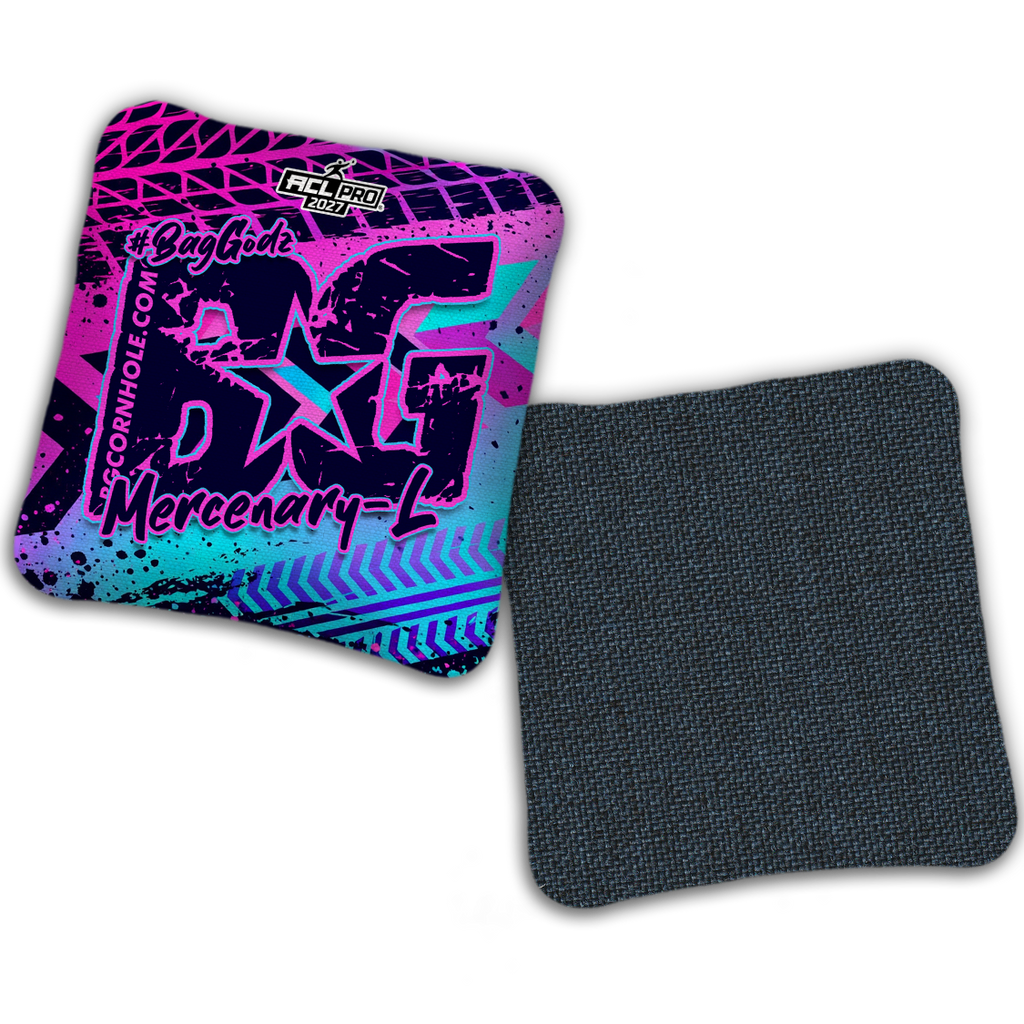2027 ACL - BG Multiple Bag Models "GRUNGE TRACKS" - Pro Stamped Cornhole Bags - SET OF 4 BAGS