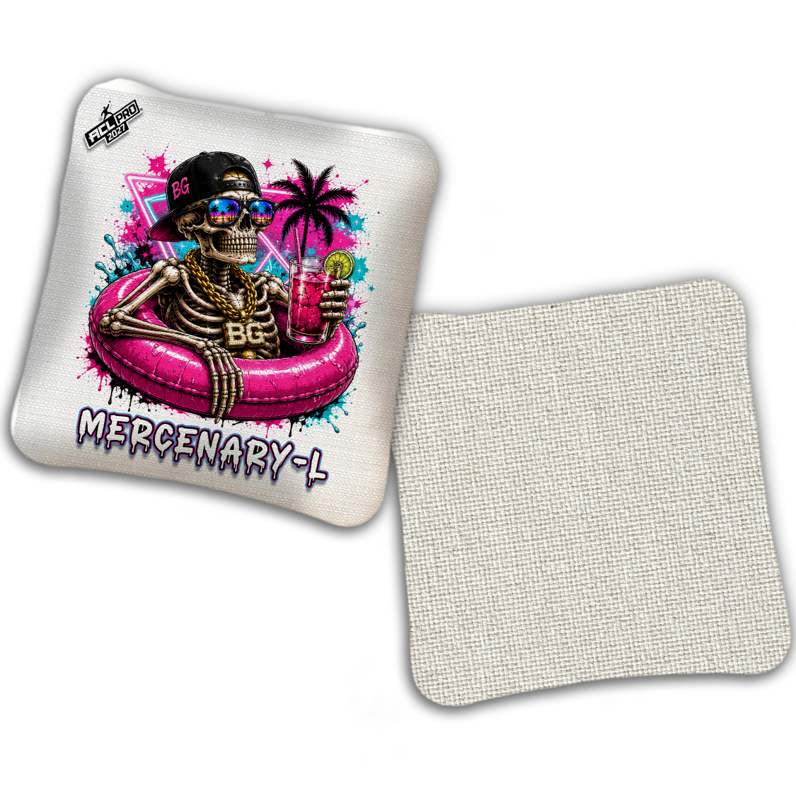2027 ACL - BG Multiple Bag Models "DEADCATION" - Pro Stamped Cornhole Bags - SET OF 4 BAGS