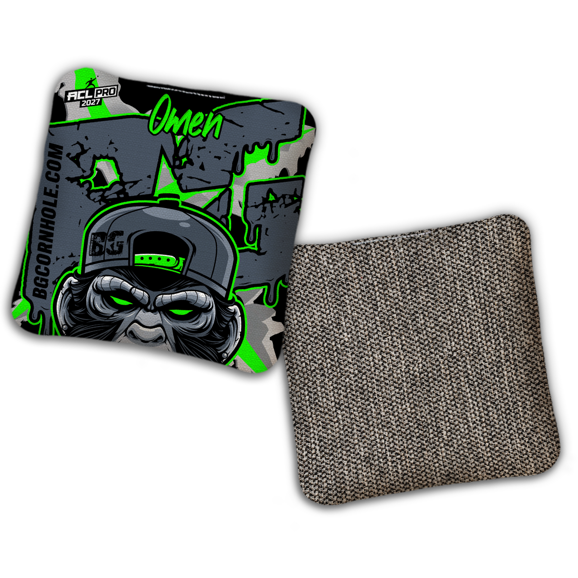 2027 ACL - BG Multiple Bag Models "MONKEY BUSINESS" - Pro Stamped Cornhole Bags - SET OF 4 BAGS