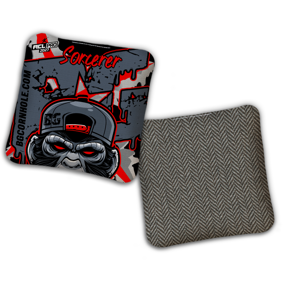 2027 ACL - BG Multiple Bag Models "MONKEY BUSINESS" - Pro Stamped Cornhole Bags - SET OF 4 BAGS