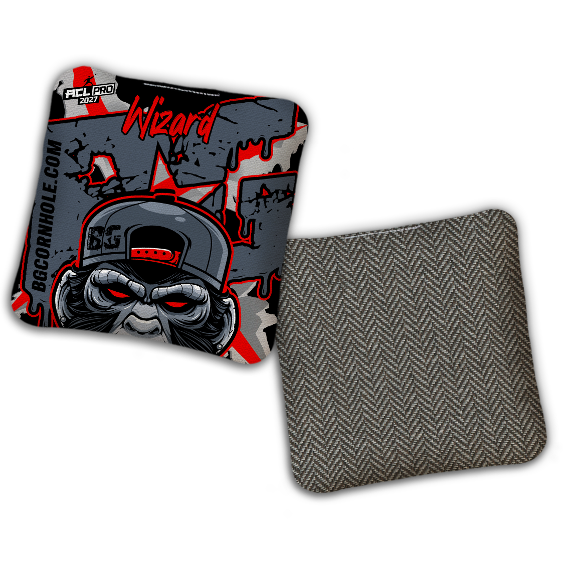 2027 ACL - BG Multiple Bag Models "MONKEY BUSINESS" - Pro Stamped Cornhole Bags - SET OF 4 BAGS