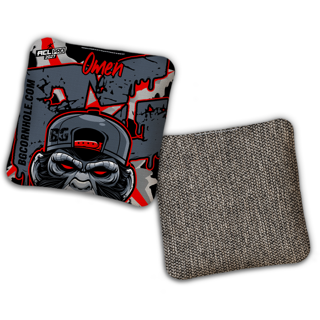 2027 ACL - BG Multiple Bag Models "MONKEY BUSINESS" - Pro Stamped Cornhole Bags - SET OF 4 BAGS