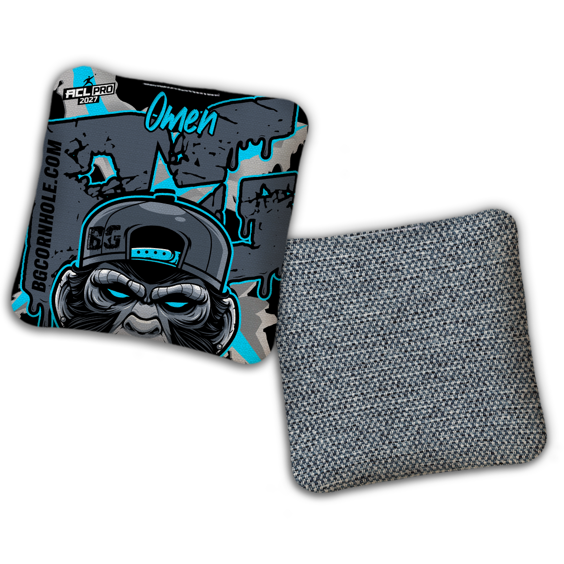 2027 ACL - BG Multiple Bag Models "MONKEY BUSINESS" - Pro Stamped Cornhole Bags - SET OF 4 BAGS