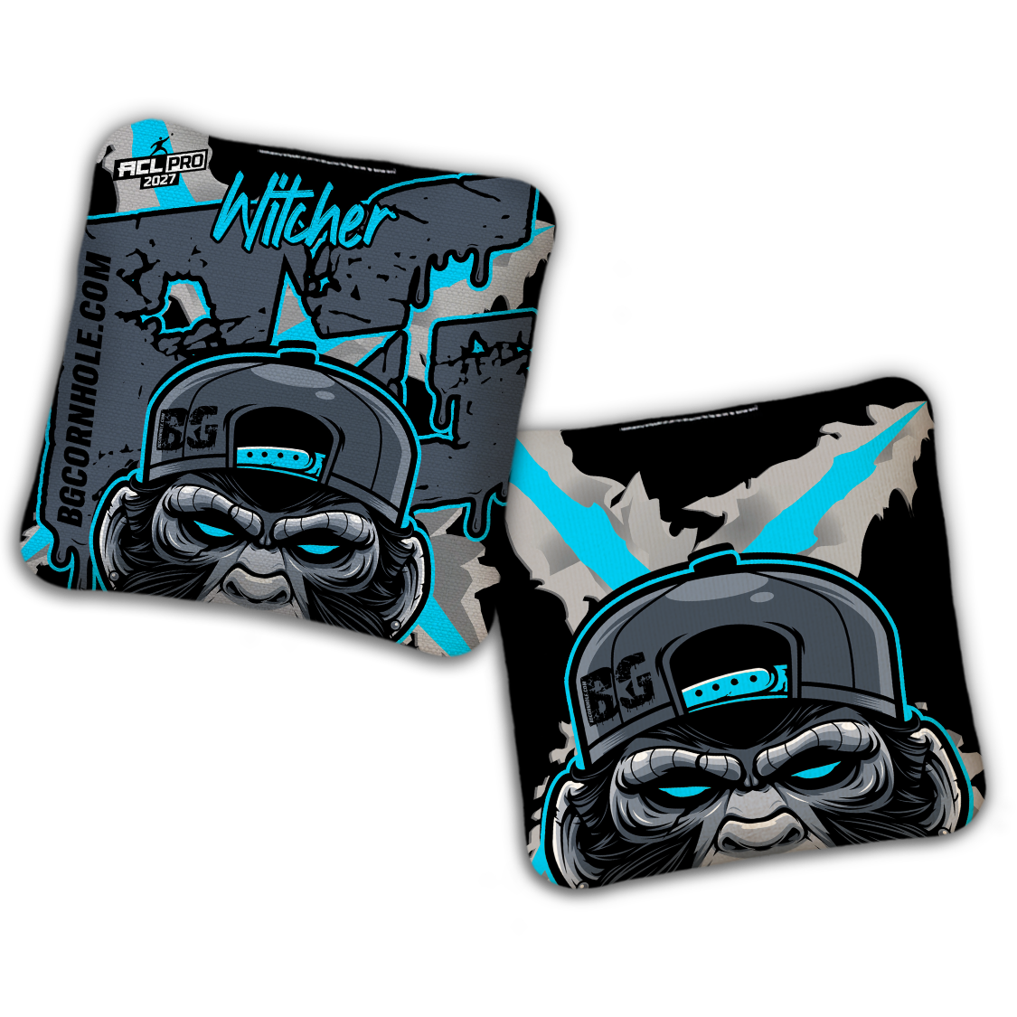 2027 ACL - BG Multiple Bag Models "MONKEY BUSINESS" - Pro Stamped Cornhole Bags - SET OF 4 BAGS